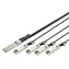 Digitus DN-81321 / Breakout kabel QSFP+ na 4x SFP+ / Direct Attach / 40G na 4x10G / 1 m