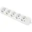 Lanberg 5x Schuko bílá / Prodlužovací přívod / 230 V / 5 zásuvek / 1,5 m