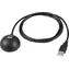 Goobay 68913 černá / Prodlužovací kabel USB 2.0 / se stojánkem / 1,5 m
