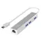 LevelOne USB-0504 / USB-C LAN adaptér / Gigabit Ethernet / 3 porty / RJ45