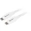 Sharkoon USB-C - USB-C bílá / Datový kabel / USB 3.2 Gen 2 (10 Gb/s) / 0,5 m