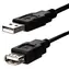 Logo Economy / Prodlužovací kabel / USB 2.0 Typ-A samec - Typ-A samice / 3 m / černá