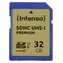 Intenso SDHC 32GB / Paměťová karta / Class 10 / UHS-I / čtení 45 MB/s / zápis 10 MB/s