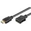 Neutralle HDMI 2.0 / Prodlužovací kabel / HDMI-HDMI / 2 m / pozlacené konektory / černá