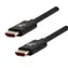 Logo HDMI 2.1 2 m černá / Kabel HDMI / Ultra High Speed / samec - samec / 8K 60Hz / pozlacené konektory