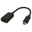 Neutralle OTG kabel USB-C - USB-A černá / Redukce USB / USB-C samec - USB-A samice / 0,15 m / USB 3.1