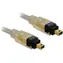 Delock / Kabel FireWire IEEE 1394 / 4 pin (M) - 4 pin (M) / 1 m