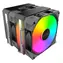 Montech NX600 ARGB černá / Chladič CPU / Dual Tower / 2x 120mm / ARGB / Intel + AMD