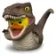 NUMSKULL Kachnička TUBBZ Jurský park - Velociraptor / 5,5 cm / Sběratelská figurka