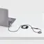 StarTech Univerzální kabelový zámek pro notebook černá/stříbrná / Zámek pro notebook / 2 m / ocel