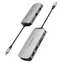 Adam Elements CASA X DP šedá / USB-C Hub / 10 v 1 / DisplayPort / 8K