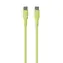 Puro Soft Silicone Cable světle zelená / Datový kabel / USB-C - USB-C / 1,5 m