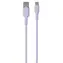 Puro Soft Silicone Cable levandulová / Datový kabel / USB-A / USB-C / 1.5m