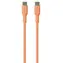 Puro Soft Silicone Cable broskvová / Datový kabel / USB-C - USB-C / 1,5 m