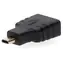 Nedis černá / Adaptér HDMI - micro HDMI / pozlacené konektory / přímý