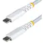 StarTech USB-C kabel bílá / Nabíjecí kabel / USB-C - USB-C / USB 2.0 / Rugged / 60W PD / 2 m