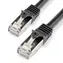 StarTech Cat6 SFTP černá / Patch kabel / 1 m / RJ-45 / PoE