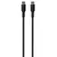 Puro Soft černá / Datový kabel USB-C na USB-C / 60W / 1,5m