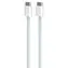Puro Fabrik FABK4 světle modrá / Datový kabel USB-C na USB-C / 60 W / 1,5 m