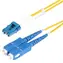 StarTech žlutá / Optický kabel / LC/SC / OS2 Singlemode / Duplex / 3 m / LSZH