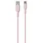 Puro Soft Silicone Cable růžová / Datový kabel / USB-A - USB-C / 1,5 m