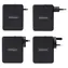 StarTech 140W GaN černá / Síťová nabíječka / 3x USB-C / 1x USB-A / Power Delivery