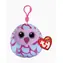 TY Squishy Pinky plyšová sova růžová / 8,5 cm