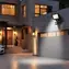 Maclean MCE442 černá / Solární LED reflektor / senzor pohybu / nástěnný / IP44 / 6000K