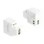 Delock Keystone modul USB (F) - svorkovnice 2 pin (F) bílá / Adaptér / USB Power Delivery 5W