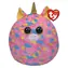 TY Plyšový jednorožec Fantasia vícebarevný / Squishy / 22 cm