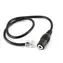 WELL Mairdi MRD-QD172 černá / Redukce / RJ9 na 3,5 mm jack / 0,8 m / pro telefony Yealink