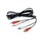 Equip Audiokabel černá / Audio kabel / 2x RCA (M) - 2x RCA (M) / 2,5 m