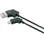 Schwaiger USB-A na Micro-USB kabel černá / USB kabel / 1,2 m / USB 2.0 / otočné konektory