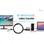 i-tec USB-C DisplayPort redukce černá / Redukce / Obousměrná / DisplayPort 1.4 / 8K 30Hz / 1,5 m