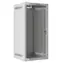 Lanberg WF10-2312-10S šedá / Nástěnný rack / 10" / 12U / 280×310 mm / skleněné dveře / flat pack