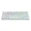 SAVIO Phenix bílá / Mechanická klávesnice / bezdrátová / Gateron Red Pro / RGB