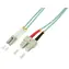 LogiLink LC-SC modrá / Optický patch kabel / OM3 / 50/125 / Duplex / 1 m