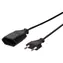 LogiLink černá / Napájecí kabel / CEE 7/16 vidlice - zásuvka / 2 m