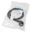 LogiLink napájecí kabel CEE7/7 černá / Napájecí kabel / zahnutý 90° / 1,5 m