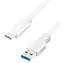 LogiLink USB-C bílá / Kabel USB-C / USB-C (M) - USB-A (M) / 3 m / USB 3.2 Gen 1 / 5 Gbit/s