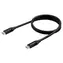 Edimax UC4 černá / Kabel USB-C - USB-C / Thunderbolt 3 / USB4 / 40 Gbps / PD 240 W / 1 m