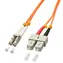 Lindy LC/SC OM2 1 m / Optický duplexní kabel / Multimode / 50/125 µm