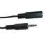 Schwaiger černá / Prodlužovací kabel / Jack 3,5 mm (M) - Jack 3,5 mm (F) / 5 m