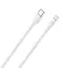 RealPower Lightning kabel bílá / Datový a nabíjecí kabel / USB-C na Lightning / 2 m / MFI certifikace