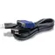 TRENDnet KVM kabel USB-VGA černý / Kabel / 2x HD15 + USB 1.1 / 3 m
