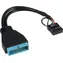 Inter-Tech 88885217 / Adaptér / USB 3.0 na USB 2.0 / interní 9-pin