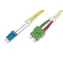 Digitus Optický patch kabel SC(APC)-LC(PC) 3 m / Patch kabel / Singlemode OS2 / Duplex