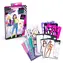 CANAL TOYS Mini skicák Fashion Designer / Kreativní návrhářská sada / šablony a samolepky