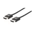 Manhattan Ultratenký HDMI kabel s ethernetem 1m černá / HDMI kabel / HDMI-HDMI / 4K 60Hz / Stíněný