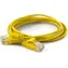 Wantec 7282 žlutá / Patch kabel / Cat6a U/UTP / 0,2 m / RJ-45